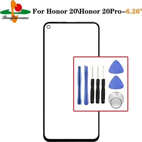 Replacement LCD Front Touch Screen Glass Outer Lens For Huawei Honor 20 YAL-AL00 YAL-L21/ Honor 20 Pro YAL-L41 YAL-AL10 YAL-TL10