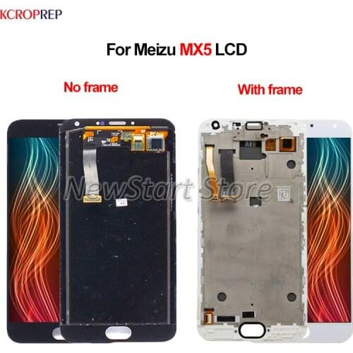 For Meizu MX5 MX 5 LCD Display Touch Screen Digitizer Assembly 5.5" 100% Tested For Meizu MX 5 MX5 lcd Replacement Accessory