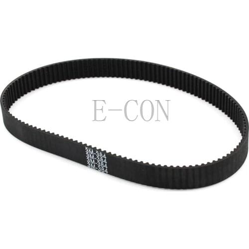 1pcs/5pcs 384-3M HTD Timing Belt 128 Teeth Cogged Rubber Geared Closed Loop 10mm/12mm/15mm Wide
