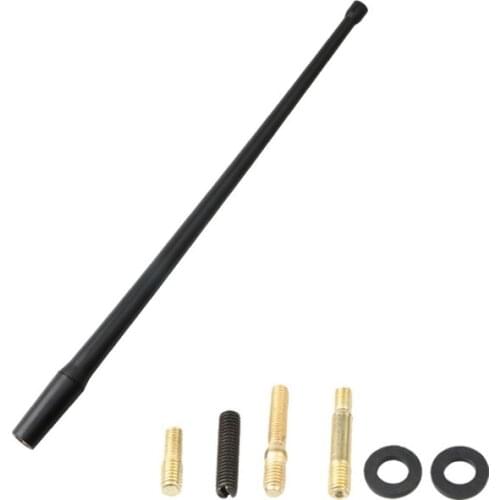 13 inch Universal Car Roof Mast Whip Stereo Radio FM/AM Signal Aerial Amplified Antenna for Jeep Wrangler JK