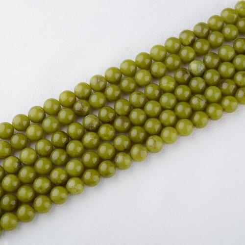 2 strands 12mm AAAAA Natural Smooth Olive Jade Round Stone Beads For DIY necklace bracelet jewelry make 15 "free delivery