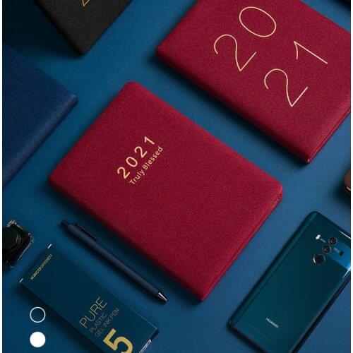 365 Days Daily Monthly Planner Notebook 2021 School Office 2021 Agenda Planner Organizer Notebook Creative Stationery Plan Book