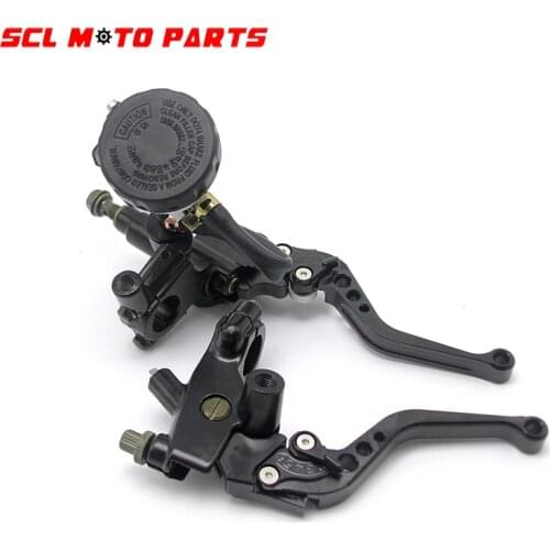 ALconstar-Racing Motorcycle Brake Clutch Levers Master Cylinder Reservoir Set Universal CNC 7/8" 22mm For Honda Kawasaki Yamaha