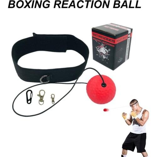 Boxing Reflex Speed Punch Ball Sanda Boxer Training Head-mounted Boxing Speed Reaction Ball Gym Equipment