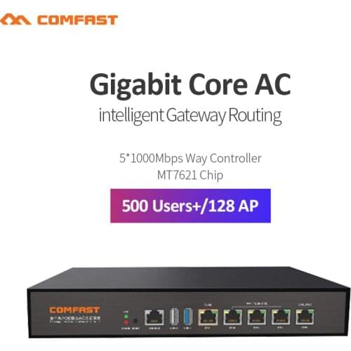 FAST SHIP ! Comfast Full Gigabit AC Authentication Gate way Routing MT7621 880Mhz Core Gateway wifi project manager Routers