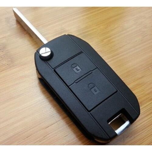 2 Buttons Replacement Modified Flip Folding Remote Key Shell Case For Citroen Triumph Fob Key Cover