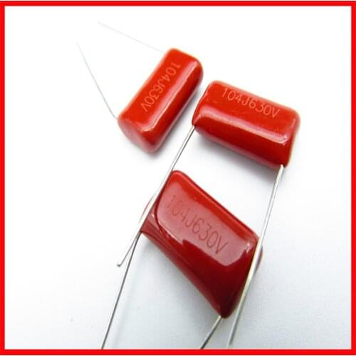 CBB capacitor 630V 104 (0.1UF) polyester capacitor polyethylene film capacitor