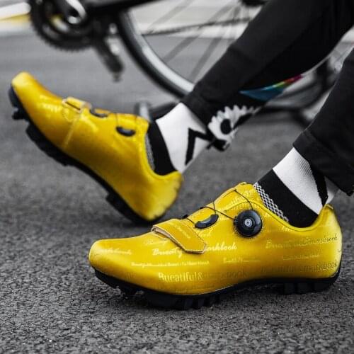 Professional Road Cycling Shoes Men Breathable Racing Bike Self-Locking Bicycle Sneakers Women New Cycling Shoes