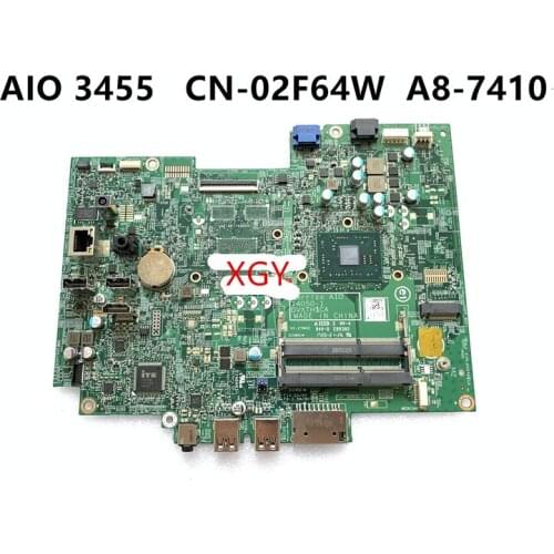 For DELL 3455 3055 motherboard all-in-one 14050-1 DVXTH A8-7410 2F64W 02F64W 100% Test OK
