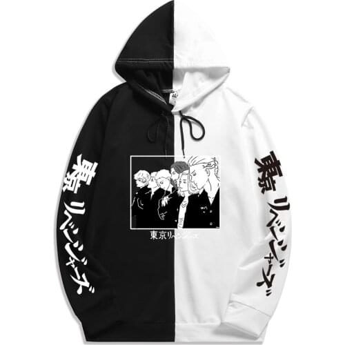 Summer Anime Tokyo Revengers Men Sportswear Hoodie Print Printing Double Color Hoodies Sweatshirt Harajuku Thin Clothing Hooded