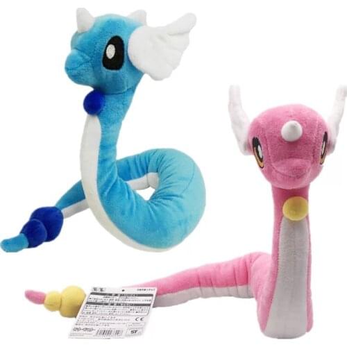 Very Long Dragonair Stuffed Dolls Plush Toys 68cm Cute Dragonair Plush Toys Cartoon Animals Soft For Childrens Gift