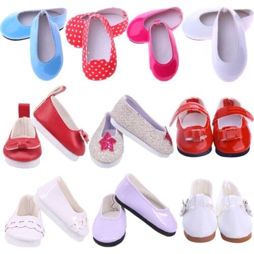 Doll Shoes 5 Cm Canvas Shoes Boots For 14.5 Inch Nancy American Doll&BJD EXO Doll Our Generation Girl`s Toy Russia DIY