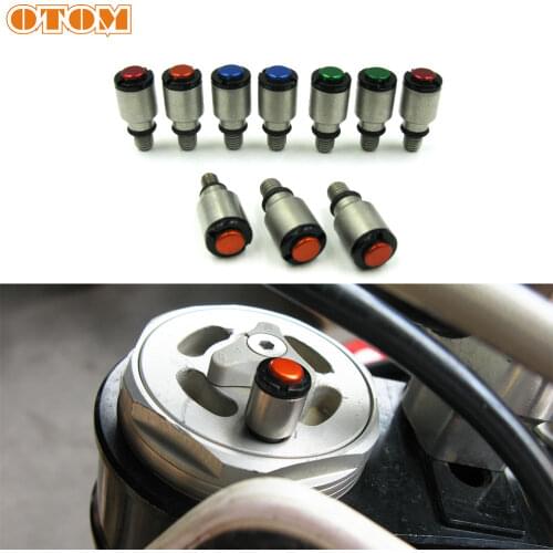 OTOM Motocross Fork Air Bleeder Relief Valve Universal Dirt Bike Motorbike Air Bleed Screws For KTM HONDA KAWASAKI SUZUKI YAMAHA