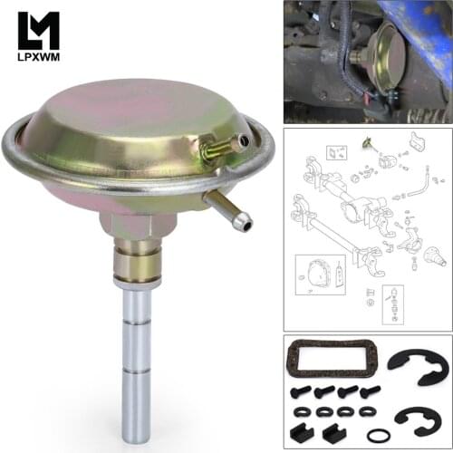 Front Axle 4WD Vacuum Actuator Shift Kit For 91-95 Jeep 90-02 Dodge Ram 1500 2500 3500 600202 4506116 4882682 4x4 Pickup Truck