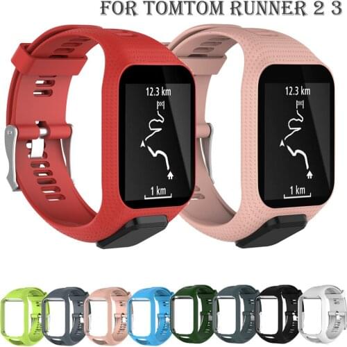 Strap For Tomtom Runner 2 3 Spark Cardio Music Adventurer Golfer 2 Watchband Wristband Sport Silicone Belt Replacement Bracelet