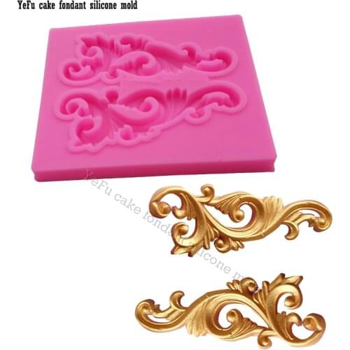 Lace pattern Border silicone mold fondant mold cake decorating tools gumpaste mold chocolate sugar art displays F0882
