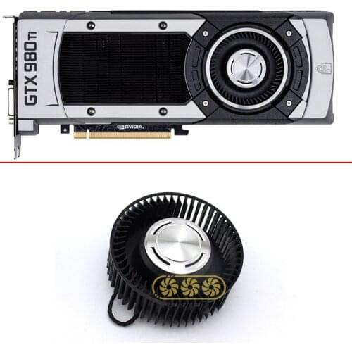 4pin 12V GPU Fan For MSI GeForce GTX 980Ti Founders Edition Cooling Fans