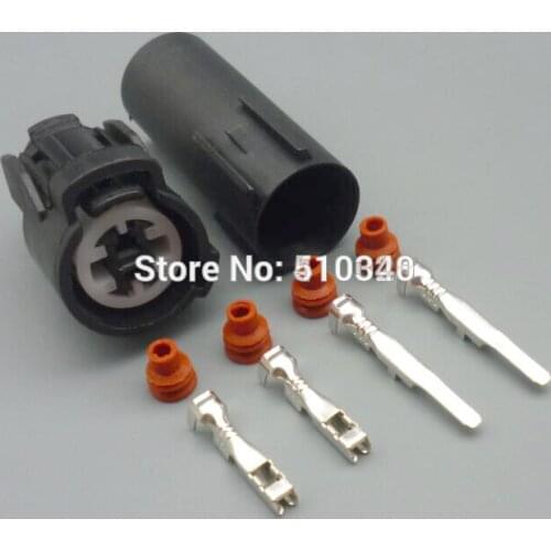 1set 2 hole male female wiring harness connector plug with Terminal