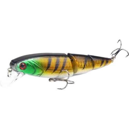1PCS Multi-section Fishing lure 11.5cm/15g Minnow Plastic Artificial Fishing Wobbler Hard Baits Tools For Bass Carp Fish Tackle