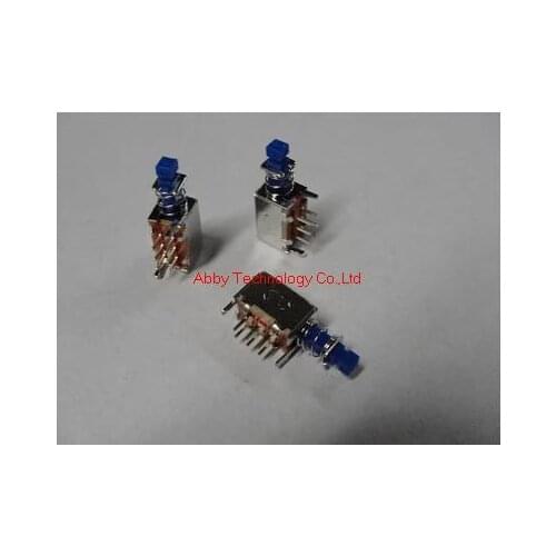 100Pcs 3Pins 3P Micro Push Button Tactile Tact Electronic Switch With Self Lock