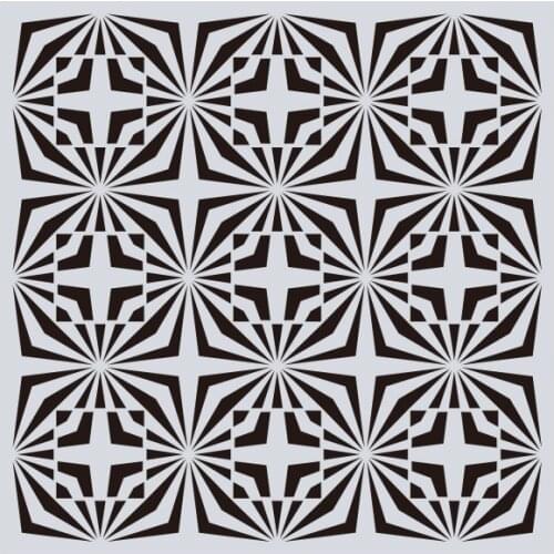 15*15 Geometry Layering Stencils for Diy scrapbook/photo album Decorative Embossing Painting Drawing stencil,home decor