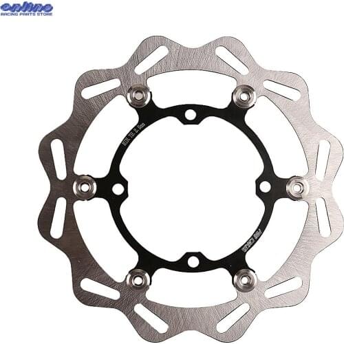 270mm Motorcycle Front Floating Brake Disc Rotor For Kawasaki KX125 KX250 2006-2008 KX250F KX450F 2006-2021 KLX450R 2007-2021