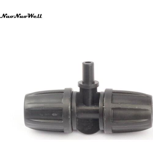 5pcs NuoNuoWell Thread Lock 8/11mm to 6mm Male Nozzle Connector for Micro Irrigation Garden Spray System Veg Plot Watering