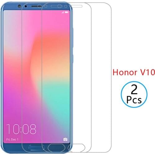 Case on honor view v 10 cover tempered glass screen protector for huawei honer onor v10 view10 5.99 protective phone coque bag