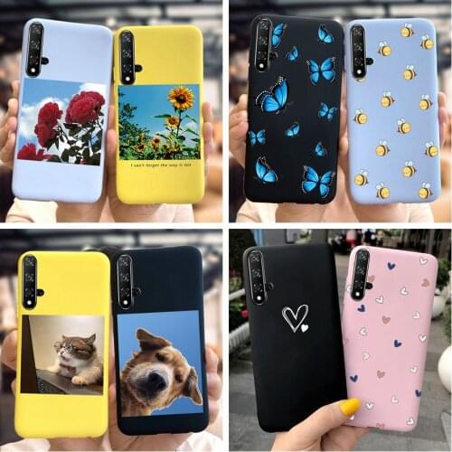 For Huawei Honor 20 Lite Case Honor20S Phone Cover Soft TPU Cartoon Funda For Huawei Nova 5T Honor 20 S 20S 20Lite MAR-LX1H Capa