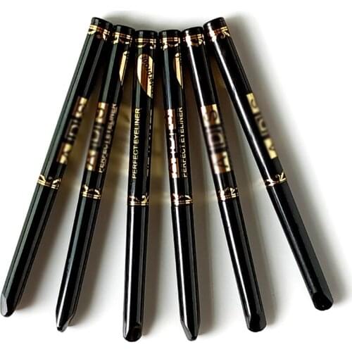 Black Eyeliner Pen, Waterproof, Long Wearing, Eyeliner Pencil Eyebrow Pencil Makeup Eye Liners for Women