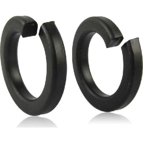 Black Spring Washers M4,M5,M6,M8,M10,M12,M14,M16,M18,M20