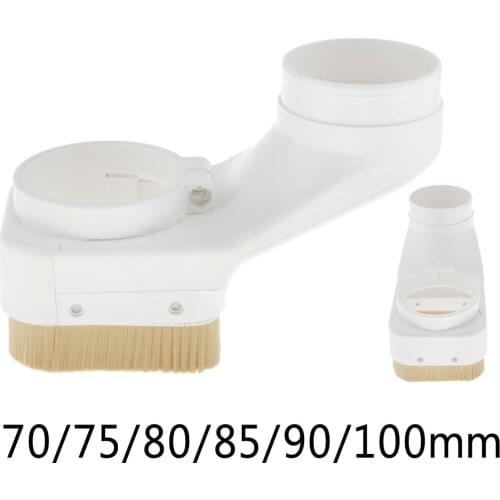 CNC Router Dust Shoe Nut 70/75/80/85/90/100mm Spindle Engraving Milling Machine Brush Cleaner Woodworking Tools CNC Dust Cover