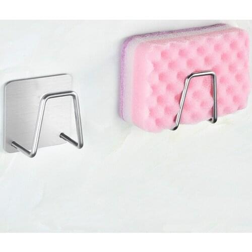 Kitchen Bathroom Drying Rack Toilet Sink Suction Sponges Holder Rack Suction Cup Dish Cloths Holder Scrubbers Soap Storage NEW