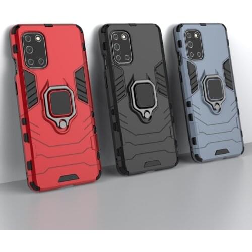 For One Plus 8T 8 7T Pro 2 in 1 Hybrid Armor Phone Case for oneplus Nord 8t 1+8t 1+Nord Cases Magnetic Ring Holder Stand Cover