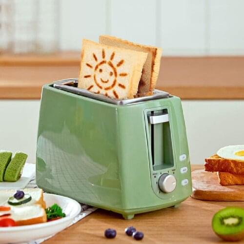 680W Electric Toaster Household Automatic Bread Baking Maker Breakfast Machine Stainless Steel Toast Sandwich Grill 220V