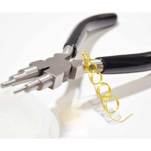 6-in-1 Looping Pliers Round Nose Jewelry Winding Pliers DIY 14k Gold Wire Silver Wire Copper Wire Modeling Bending Tools