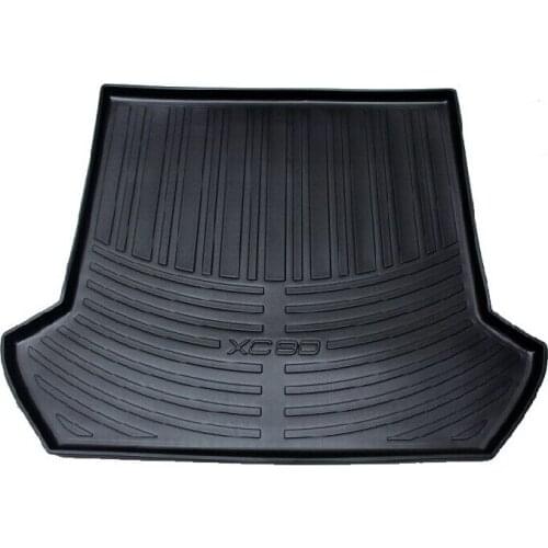 No Odor Latex Carpets Special Car Trunk Mats for Volvo XC90 Durable Waterproof Rubber Luggage Carpets