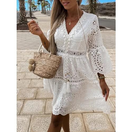 MAFIRRY Summer Dresses With Sleeves