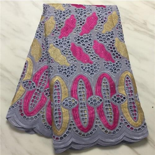 Nigeria Swiss Voile Cotton Lace Fabric 2021 Swiss Swiss VOIL Lace African Dry Lace Fabric Womens Dress PL116361