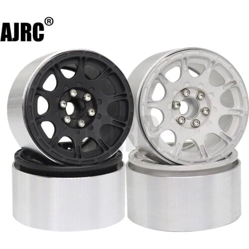 4PCS Metal 2.2 Inch Wheel Rim for 1/10 RC Crawler Axial SCX10 RR10 90053 Wraith 90056 90045 90048 TRX4 G500 TRX-6 G63