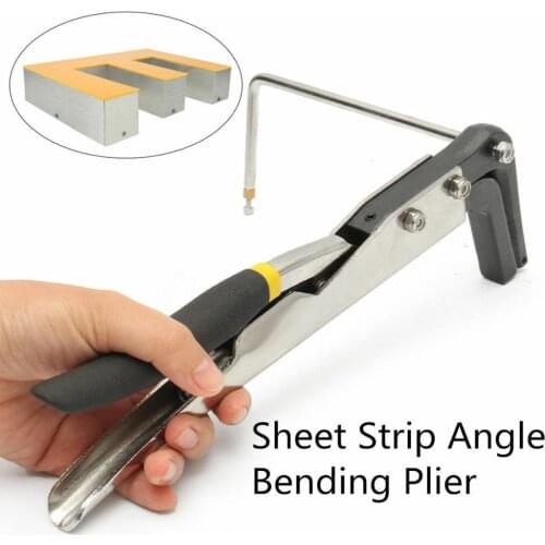Manual Arc/Angle Bender Steel Plier Metal Sheet Strip Clamp Channel Letter Tool