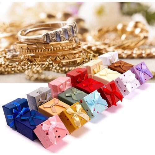 2021 New Fashion Simple 6Pcs Jewelry Boxes Elegant Display Portable Jewelry Gift Packing Boxes for Earrings