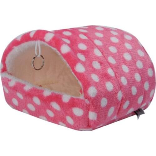 Warm Hamster House Hammock Cotton Cage Sleeping Nest Pet Bed Rat Hamster Toys Cage Swing Small Animal Hamster Houses