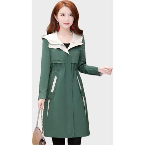 Haute couture Women trench coat Stylish clothes Womens office clothing Trending Products Spring/autumn Coats Free shipping 218