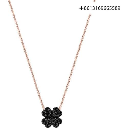 New style 925 silver clover condole pendant contracted temperament clavicular chain female lovers gift necklace female