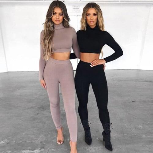 Fitness Gym Clothing Sweatsuit Yoga Solid Set Women Sexy High Collar Lumbar Suit Sports Active Wear Gym Workout Sportswear