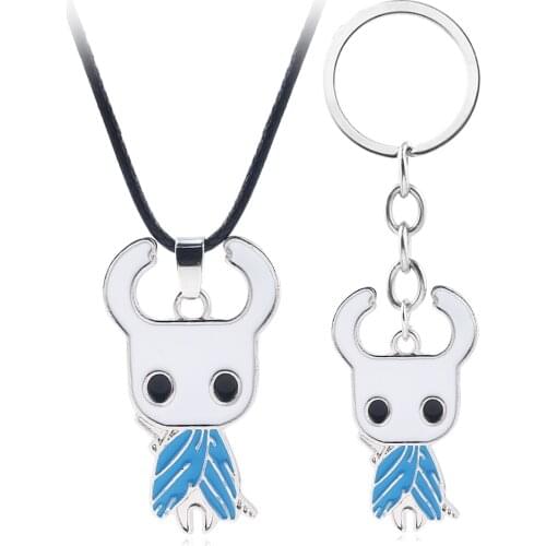 Rongji jewelry Hollow Knight figure keychain Undertale Sans Papyrus keyring pendant enamel jewelry Accessories