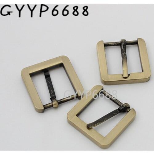 10-100pcs brush antique color 29*29mm 20mm inner metal pin buckle for purse and bags woman diy handbag accessories