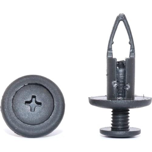 20Pcs 9mm Hole Bumper Cover Auto Plastic Fastener Clips For VW Passat B5 Toyota Avalon Corolla Camry Push Type Retainers