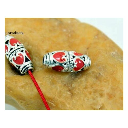 5pcs/lot Tibetan silver Dripping oil spacer Loose Spacer Beads for DIY Jewelry Making bracelet gdh5